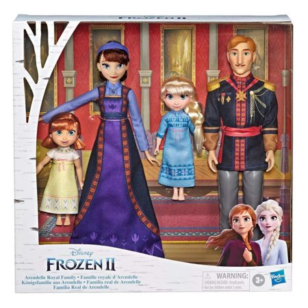 Disney Frozen 2 Arendelle Royal Family Doll Playset, 4 Pieces