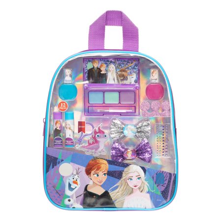 Disney Frozen Backpack Makeup Set, 12 Pieces, Purple