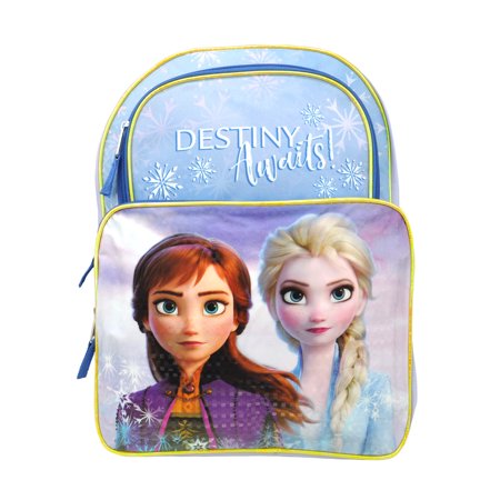 Disney Frozen II Backpack Destiny Awaits 16" Anna Elsa Bag