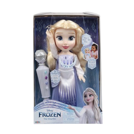 Disney Frozen Sing a Long Feature Elsa Doll, Sings Let It Go, Into the Unknown, for Children Ages 3+