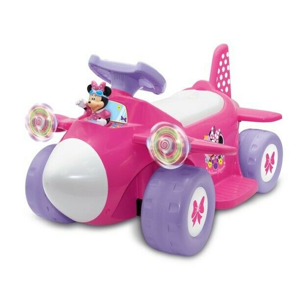 Disney Minnie 6-Volt Powered Plane Ride On - Minnie Mouse - NEW!