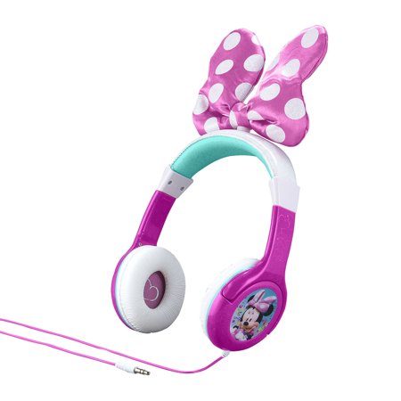 Disney Minnie Mouse Bow-tastic Girls Pink Headphones