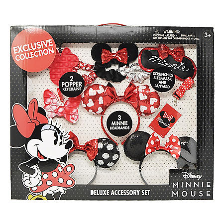 Disney Minnie Mouse Deluxe Travel Accessory Set (Assorted Options)