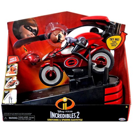 Disney / Pixar The Incredibles 2 Stretching & Speeding Elasticycle Vehicle