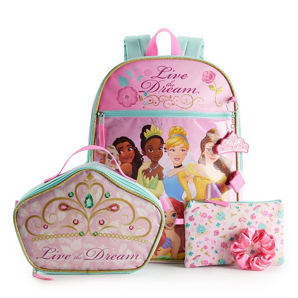 Disney Princess 5-Piece Backpack Set on Sale At Kohl's
