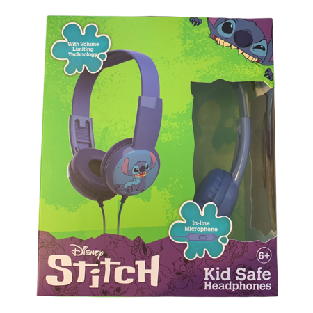 Disney Stitch Kids Safe Headphones