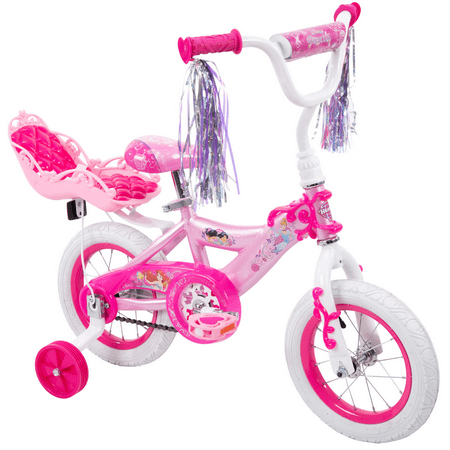 Disney Princess Girls' 12" Bike with Doll Carrier by Huffy ON SALE AT WALMART!