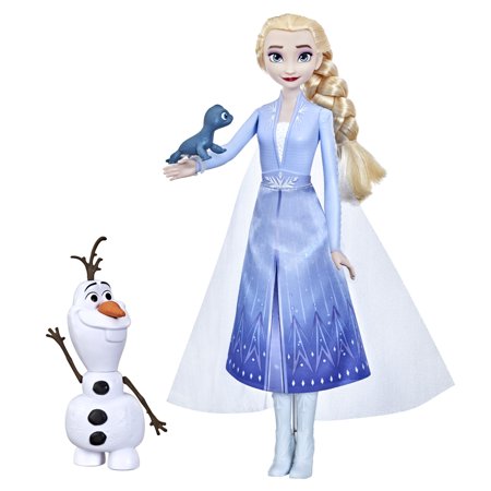 Disney's Frozen 2 Elsa's Enchanted Forest Journey Set, Elsa Doll, Olaf, Bruni, Toy for Kids ages 3+