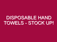 disposable hand towels stock up 1306663