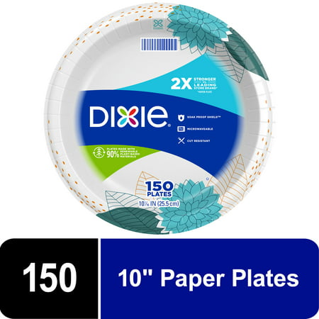 Dixie Paper Dinner Plates, 10