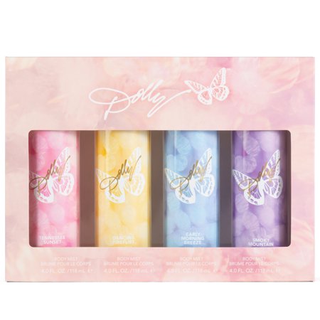 Dolly Parton Front Porch Collection Body Mist Gift Set For Women, 4-pieces