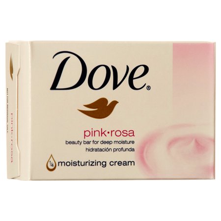 Dove Beauty Bar Gentle Skin Cleanser Pink More Moisturizing Than Bar Soap Moisturizing for Gentle Soft Skin Care 3.75 oz, 6 Bars