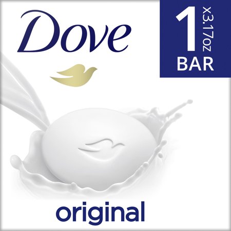 Dove Beauty Bar Original Gentle Skin Cleanser More Moisturizing Than Bar Soap, 3.17 oz