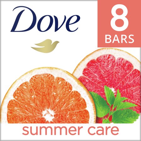 Dove Beauty Bar Summer Care More Moisturizing Than Bar Soap, 3.75 Oz, 8 Bar