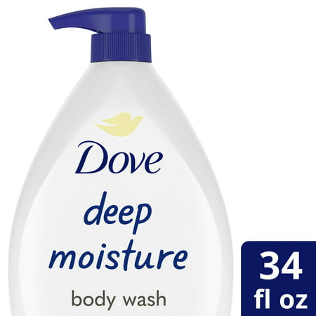 Dove Deep Moisture Liquid Body Wash with Pump Nourishing for Dry Skin 30.6 oz