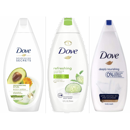 Dove Body Wash Shower Gel 16.9 Oz Flavor:Nourishing Set Size:Pack of 3