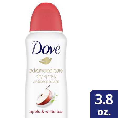 Dove Dry Spray Go Fresh Antiperspirant Deodorant Apple & White Tea 3.8oz
