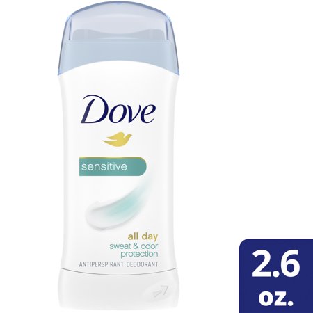 Dove Invisible Solid Antiperspirant Deodorant Stick Sensitive, 2.6 oz