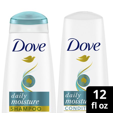 Dove Nutritive Solutions Moisturizing Nourishing Daily Shampoo & Conditioner, Full Size Set, 2 Piece