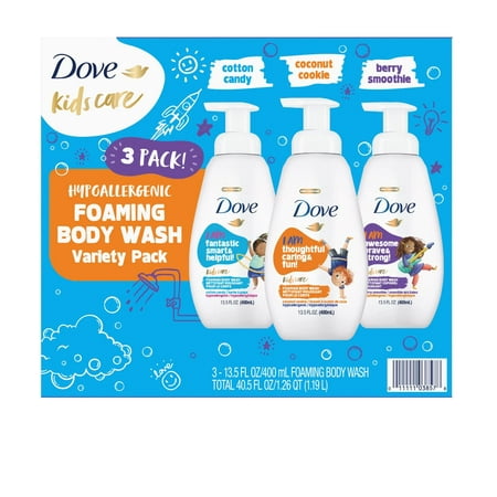 Dove Kids Care Foaming RE32Body Wash Variety Pack 135 fl oz 3 pk