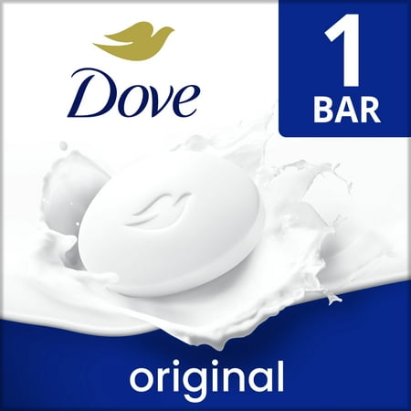 Dove Original Deep Moisturizing Beauty Bar Soap for All Skin Type, Unscented, 3.75 oz