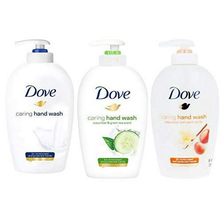 Dove Variety Pack Hand .. .. Wash- Shea Butter .. with .. Warm Vanilla, .. Deeply Nourishing .. and .....