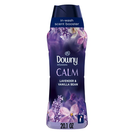 Downy Infusions Calm, 20.1 oz In-Wash Scent Booster Beads, Lavender and Vanilla Bean