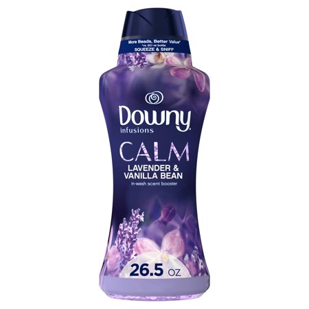 Downy Infusions Calm, 26.5 Oz In-Wash Scent Booster Beads, Lavender &Amp; Vanilla Bean