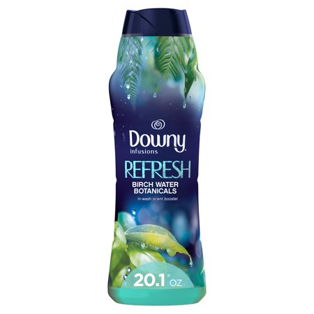 Downy Infusions In-Wash Scent Booster Beads, Refresh, Birch Water & Botanicals, 20.1 oz