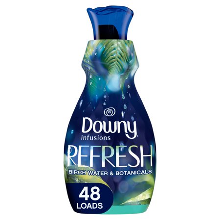 Downy Infusions Refresh, Birch Water, 48 Loads Liquid Fabric Softener, 32 fl oz