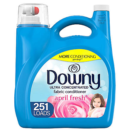 Downy Ultra Concentrated Liquid Fabric Softener and Conditioner, April Fresh (170 fl. oz., 251 loads)