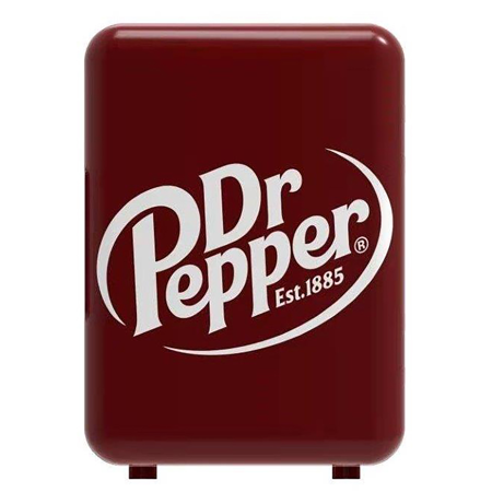 Dr Pepper Portable 6-Can Mini Refrigerator, MIS135DRP, Burgundy