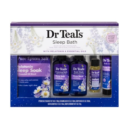 Dr Teal's Bath and Body Regimen Relax & Relief Gift Set: Melatonin