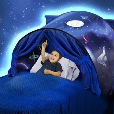 Dream Tents Space Adventure, Kids Pop Up Play Tent, Twin Size Pop Up Tent Ages 3+ Bedtime fun creative play time