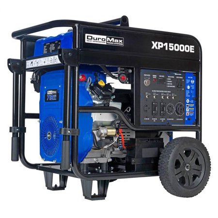 DuroMax XP15000E 15000-Watt 713cc V-Twin Gas Powered Electric Start Portable Generator