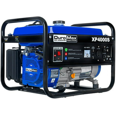DuroMax XP4000S 4,000-Watt 208cc Air Cooled OHV Gas Engine Portable RV Generator