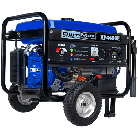 DuroMax XP4400E 4,400-Watt 210cc RV Grade Gas Generator with Electric Start and Wheel Kit