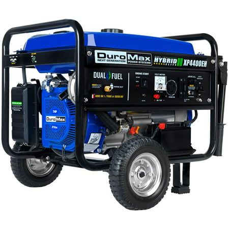 DuroMax XP4400EH 4400-Watt 210cc Electric Start Dual Fuel Portable Generator