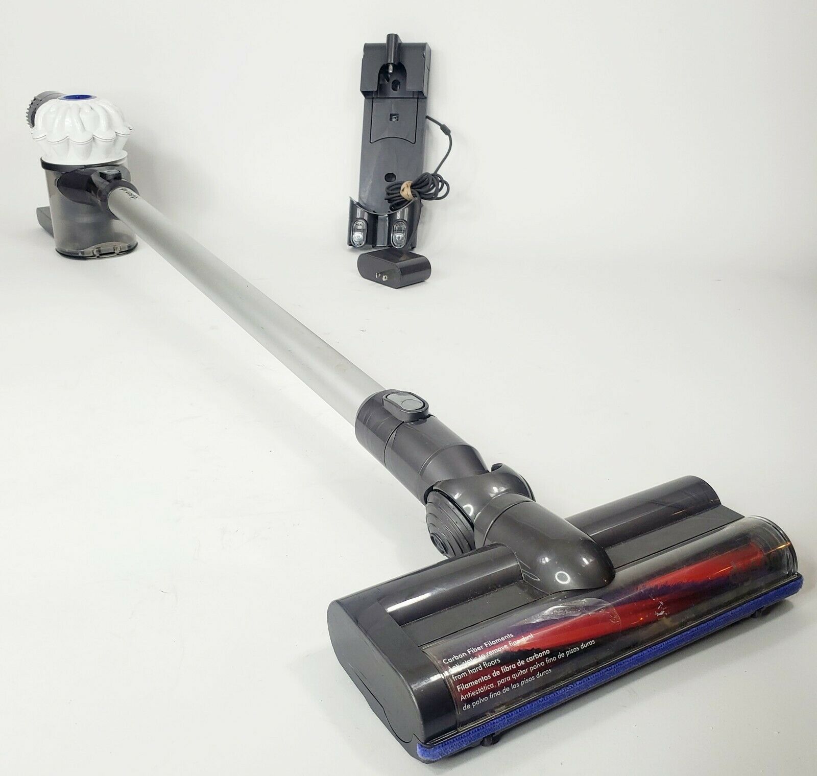 Dyson V6 Slim Cordless Stick Vacuum SV03 w/ Battery, Charger & Wall Mount