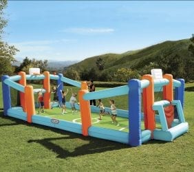 Little Tikes Huge Inflatable Backyard Court Bouncer LOWEST PRICE EVER!