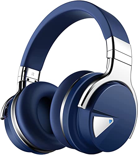 E7 Active Noise Cancelling Headphones Bluetooth Headphones with Microphone Deep Bass Wireless Headphones Over Ear, Comfortable Protein Earpads, 30 Hours Playtime for Travel/Work On Sale At Amazon.com