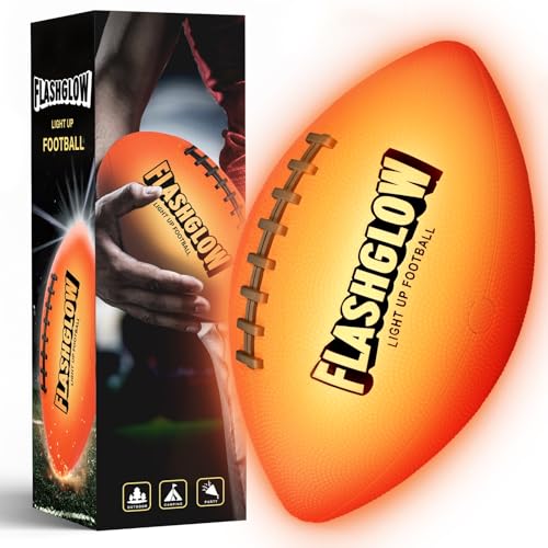 AMAZON Glitches and Price Mistakes Light Up Football For Boys: Glow In The Dark - Toys For Kids Teen Boys Ages 8-15 - Birthday Christmas Easter Gift Ideas - Outdoor Sports Activity Night Play - 8 9 10 11 12 13 14 15 Years Old Teenager