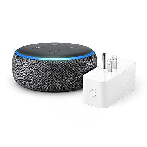 Echo Dot (3rd Gen) bundle with Amazon Smart Plug - Charcoal 29.99 TODAY ONLY AT AMAZON
