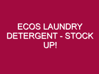 ecos laundry detergent stock up 1306666