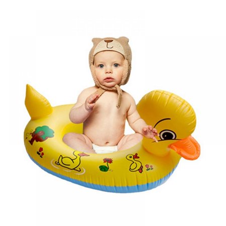 Enlightened Inflatable Swimming Pool Swim Float For Baby , Inflatable Baby Pool Float, Baby Swimming Float, Inflatable Pool Float Swimming Ring, 3month - 6years Old Baby Yellow Duck Swimming Pool Toys
