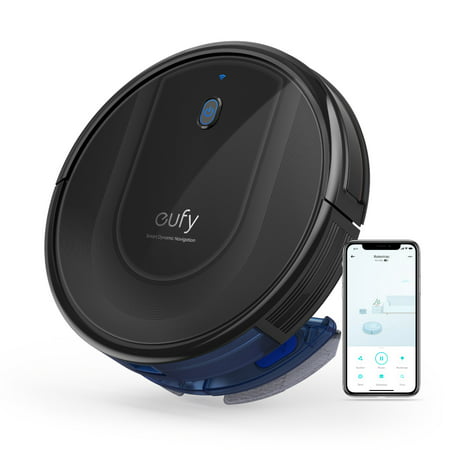 eufy RoboVac G10 Hybrid, Robot Vacuum Cleaner, Smart Dynamic Navigation, 2-in-1 sweep and mop, Wi-Fi, Super-Slim, 2000Pa Strong Suction, Quiet, Self-Charging Robotic Vacuum, For Hard Floors Only