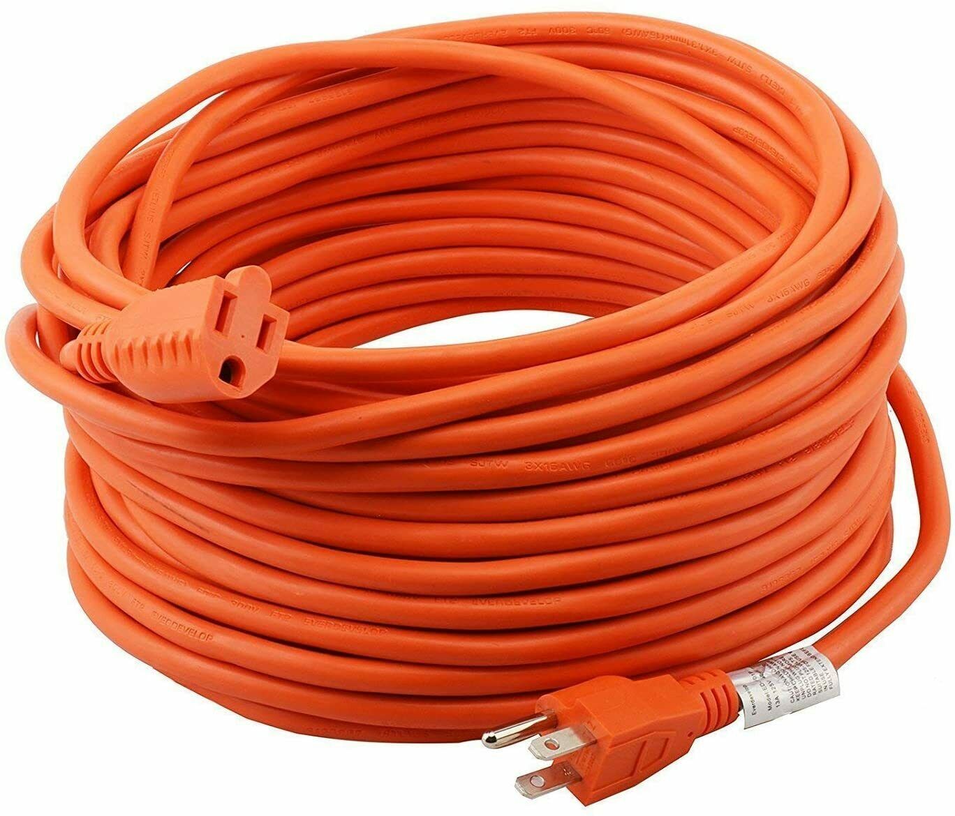 Extension Cord, Double Insulated, Grounded, Heavy Duty, 16 Gauge, General Purpos