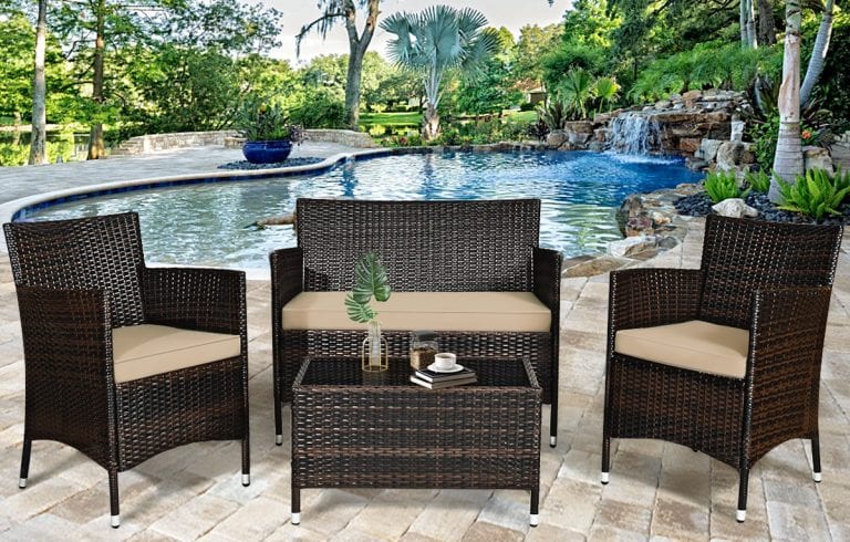 Patio Rattan Outdoor Furniture Set Price Reduced & Free Shipping