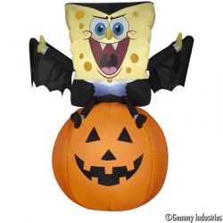 Spongebob Halloween Inflatable GLITCH at Walmart!
