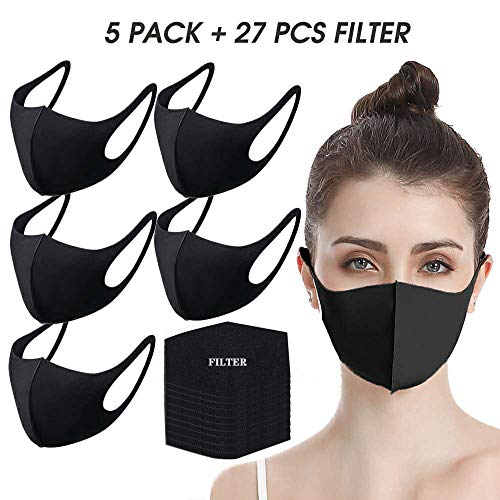 Protective Face Mask 5PK Washable With Free Shipping